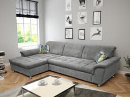 Ecksofa Drenchia | Grau