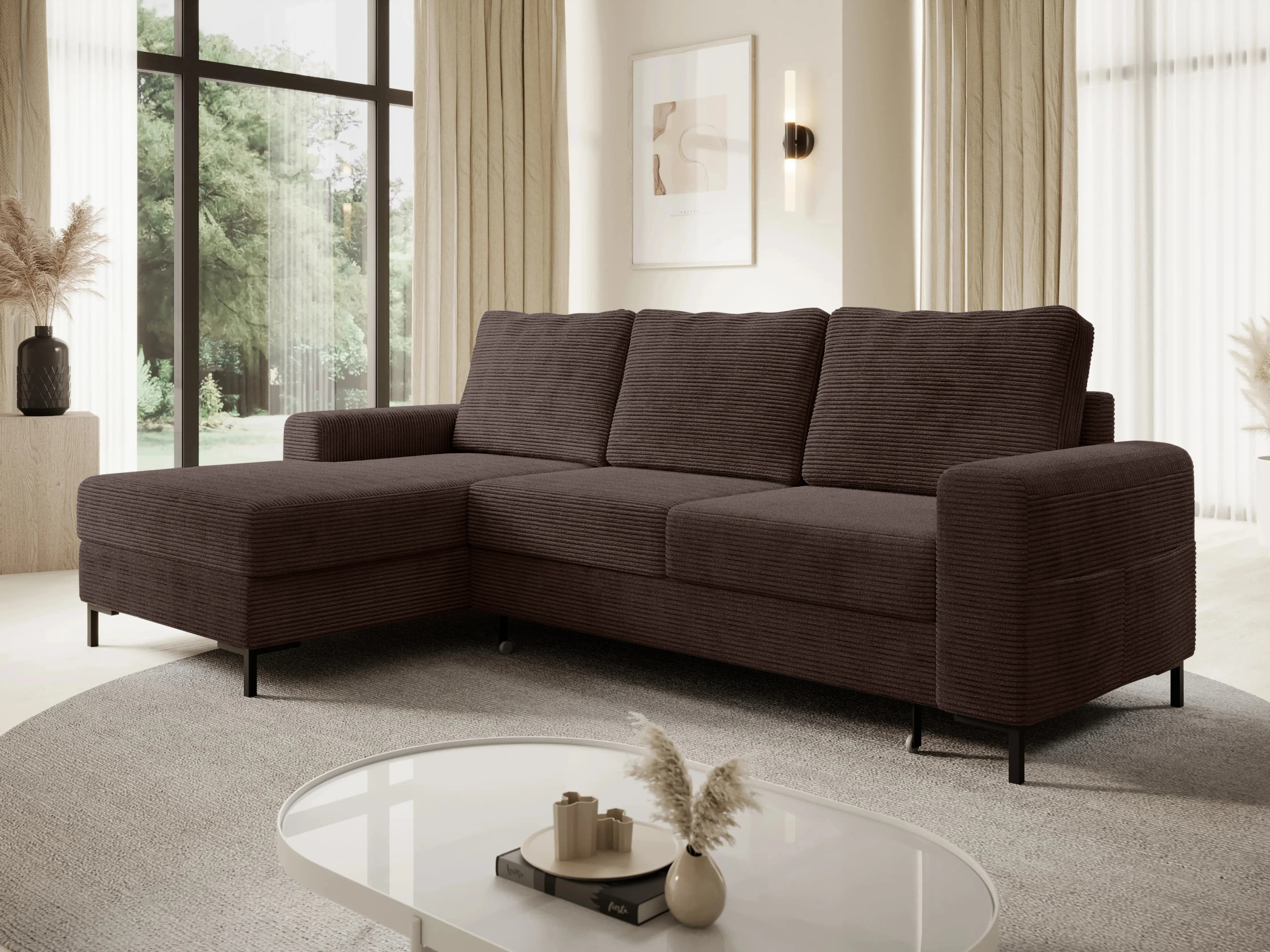 Ecksofa Salona | Braun