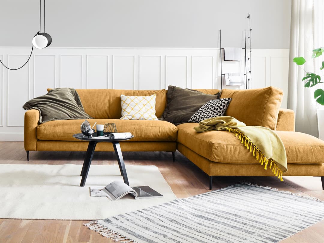 Ecksofa Cortino | Gelb