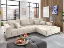 Ecksofa Idony | Weiß
