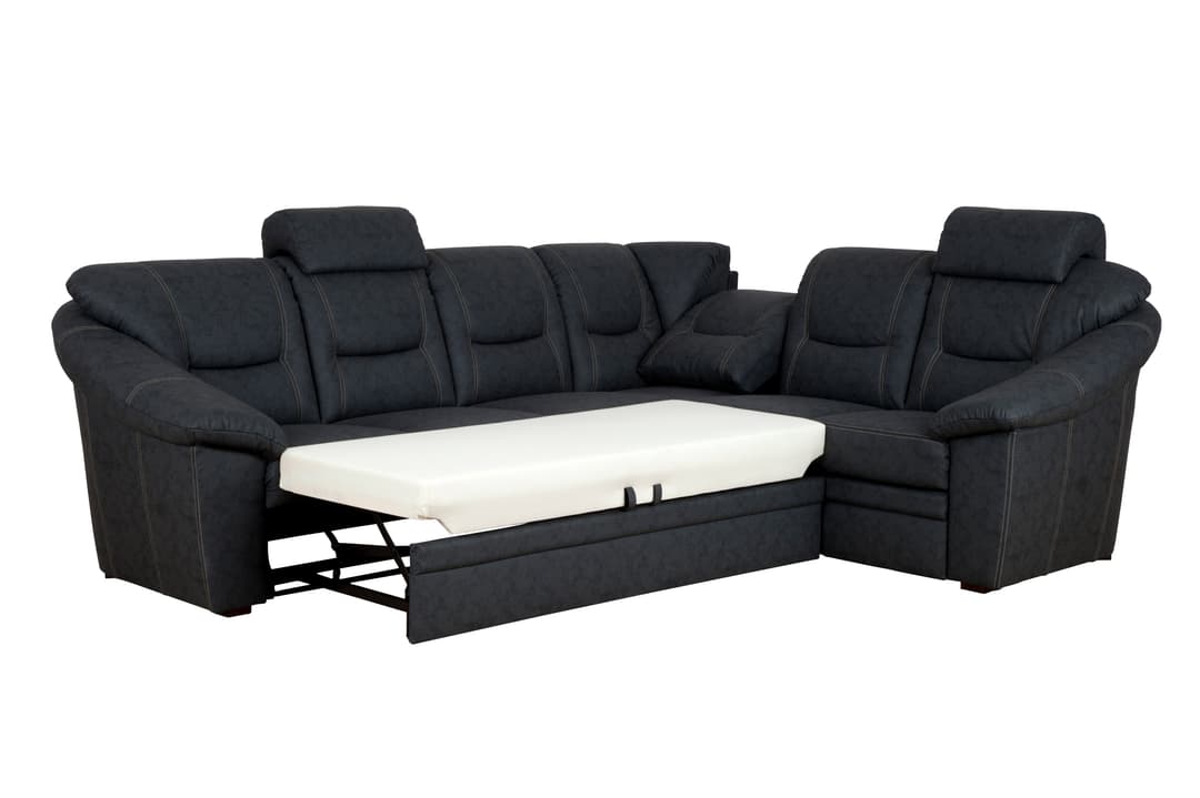 Ecksofa Mesero III | Schwarz