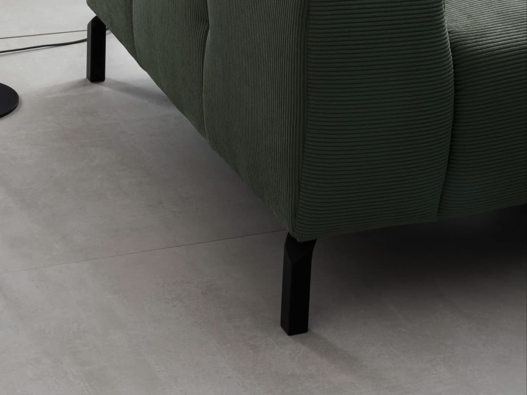 Ecksofa Chellini | Grün