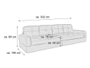 Bigsofa Shanice | Weiß 2