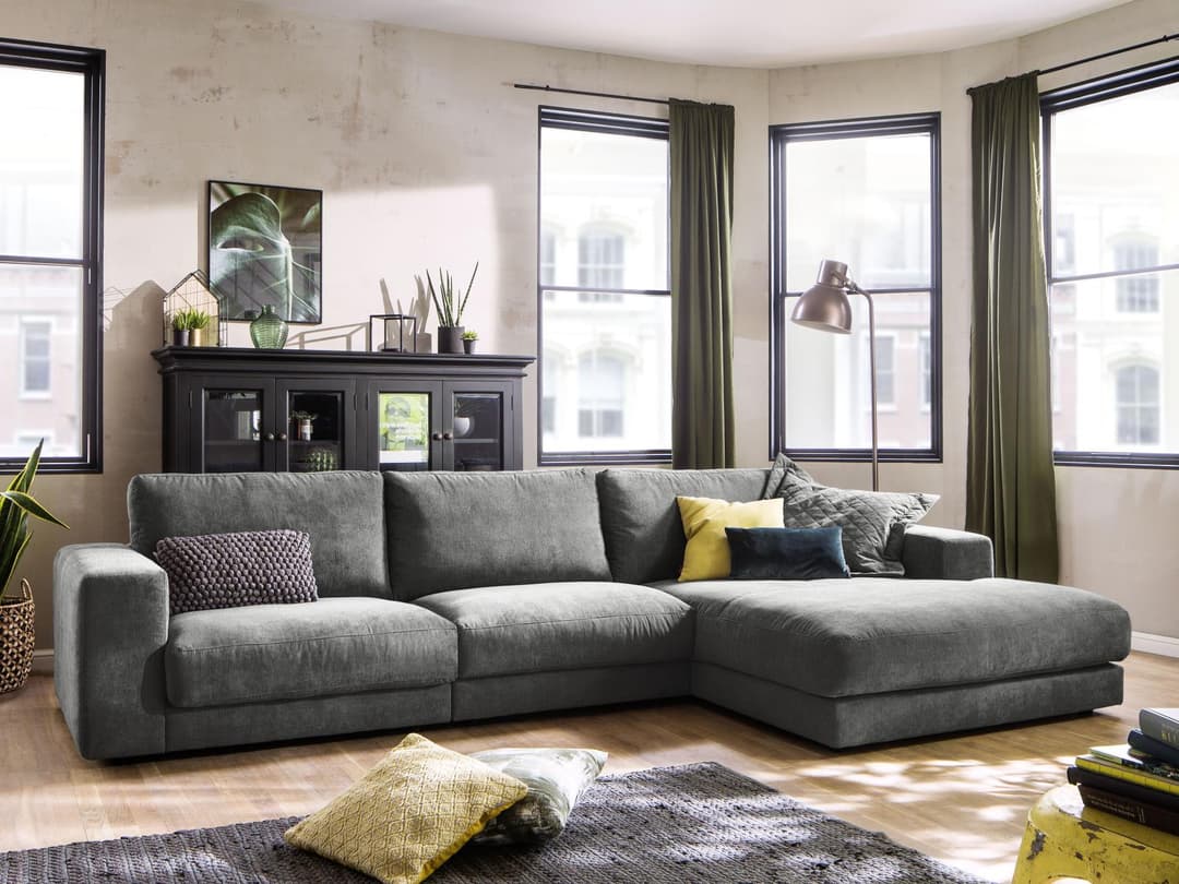Ecksofa Caldiero IV | Grau