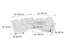 Ecksofa Borken | Grau 4
