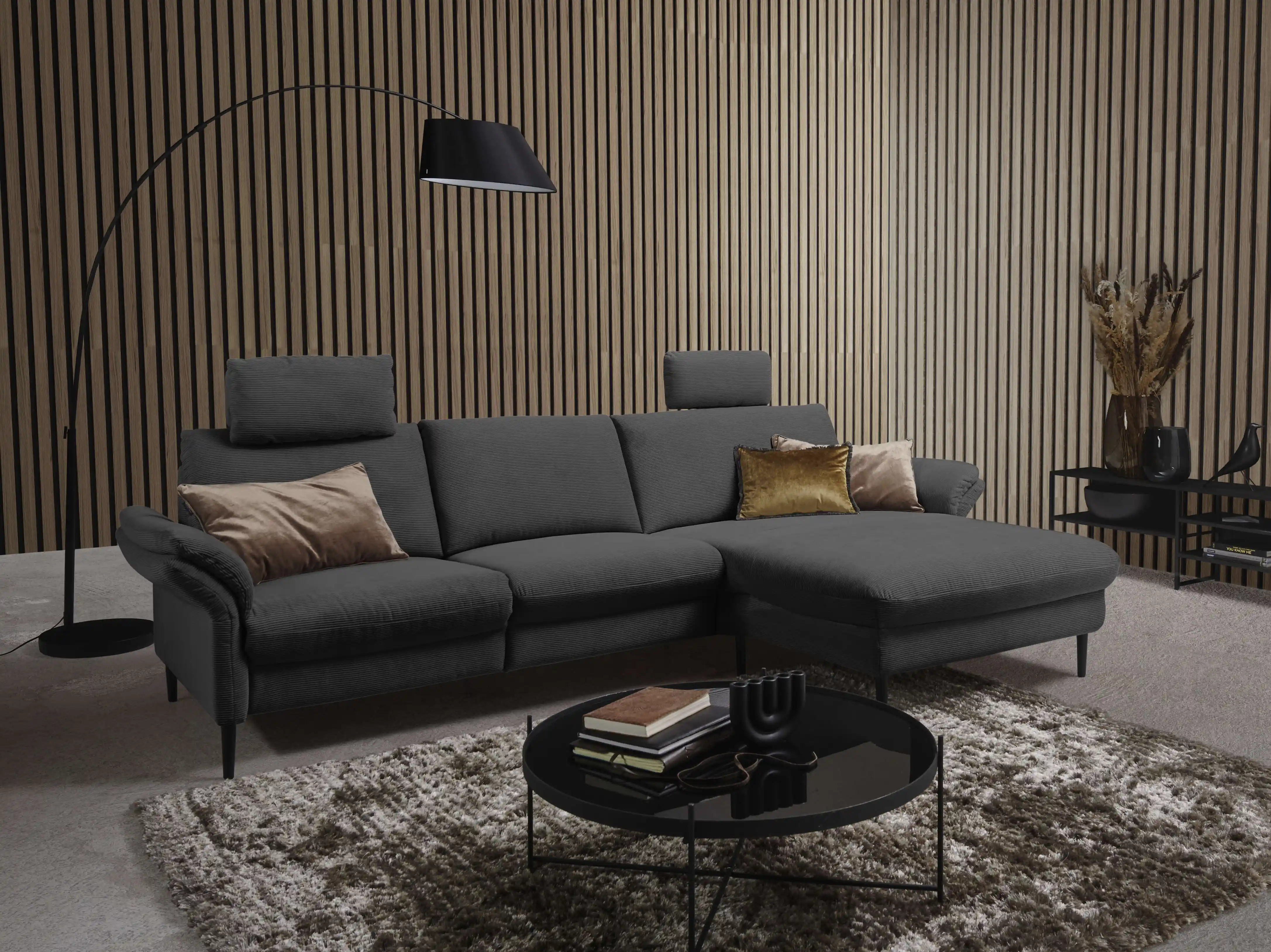 Ecksofa Carpin II | Grau