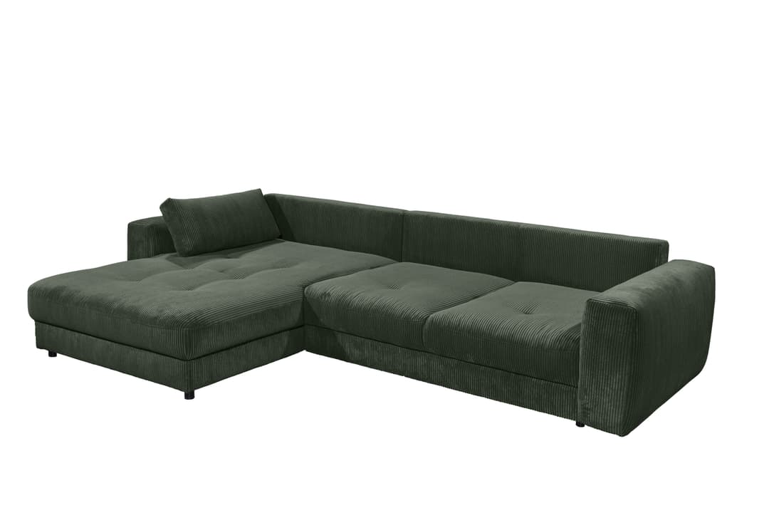Ecksofa Brescia | Grün