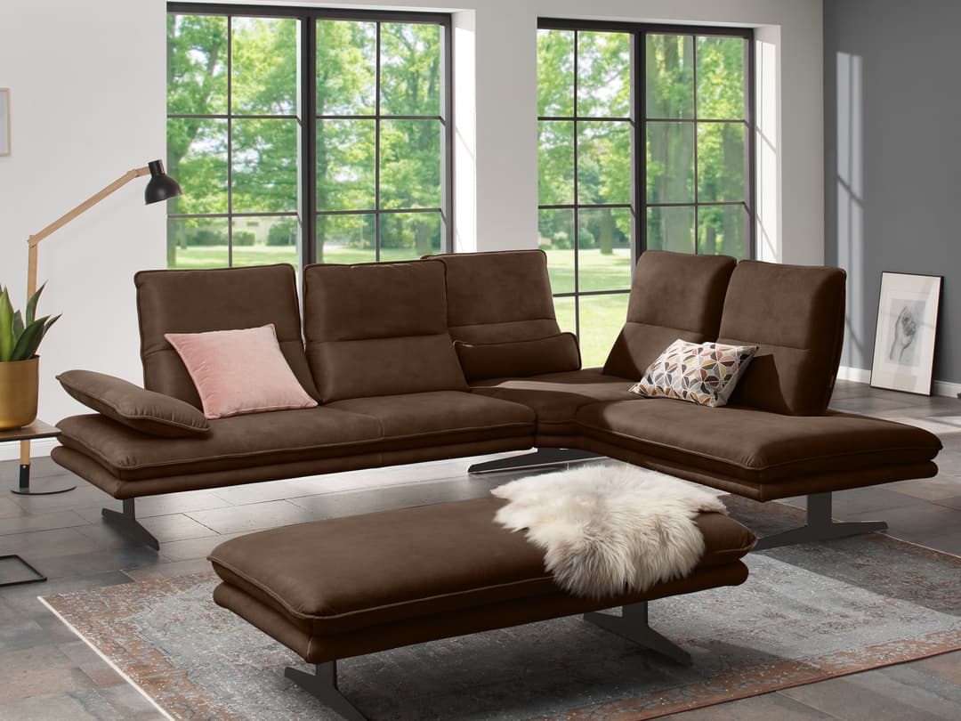 W.Schillig Ecksofa 16777 broadway IV | Braun