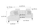 Ecksofa Samara II | Grau 4