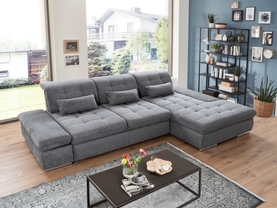 Ecksofa Pilar | Grau