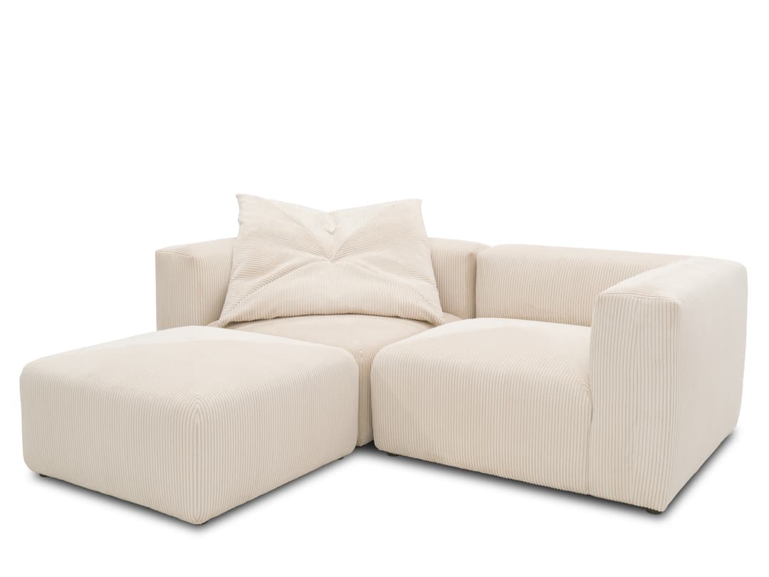 Ecksofa Dorna VI | Weiß