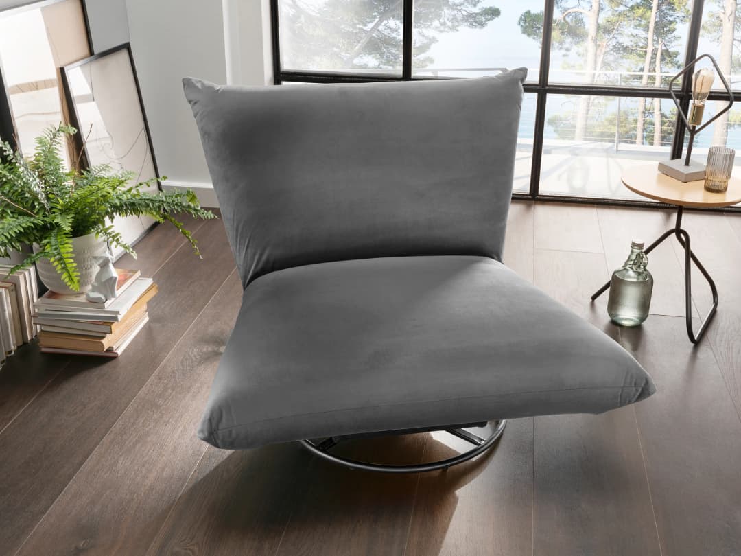 Polstersessel Baron V | Grau
