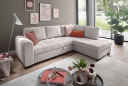 Ecksofa Hailey | Grau