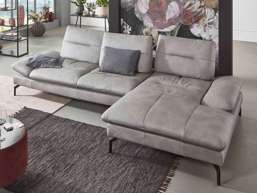 Ecksofa Penina | Grau