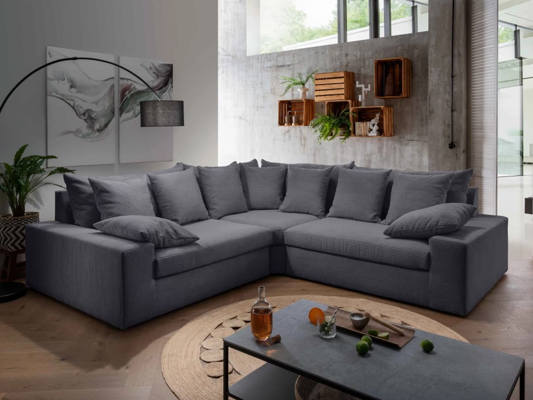 Ecksofa Breno II | Grau