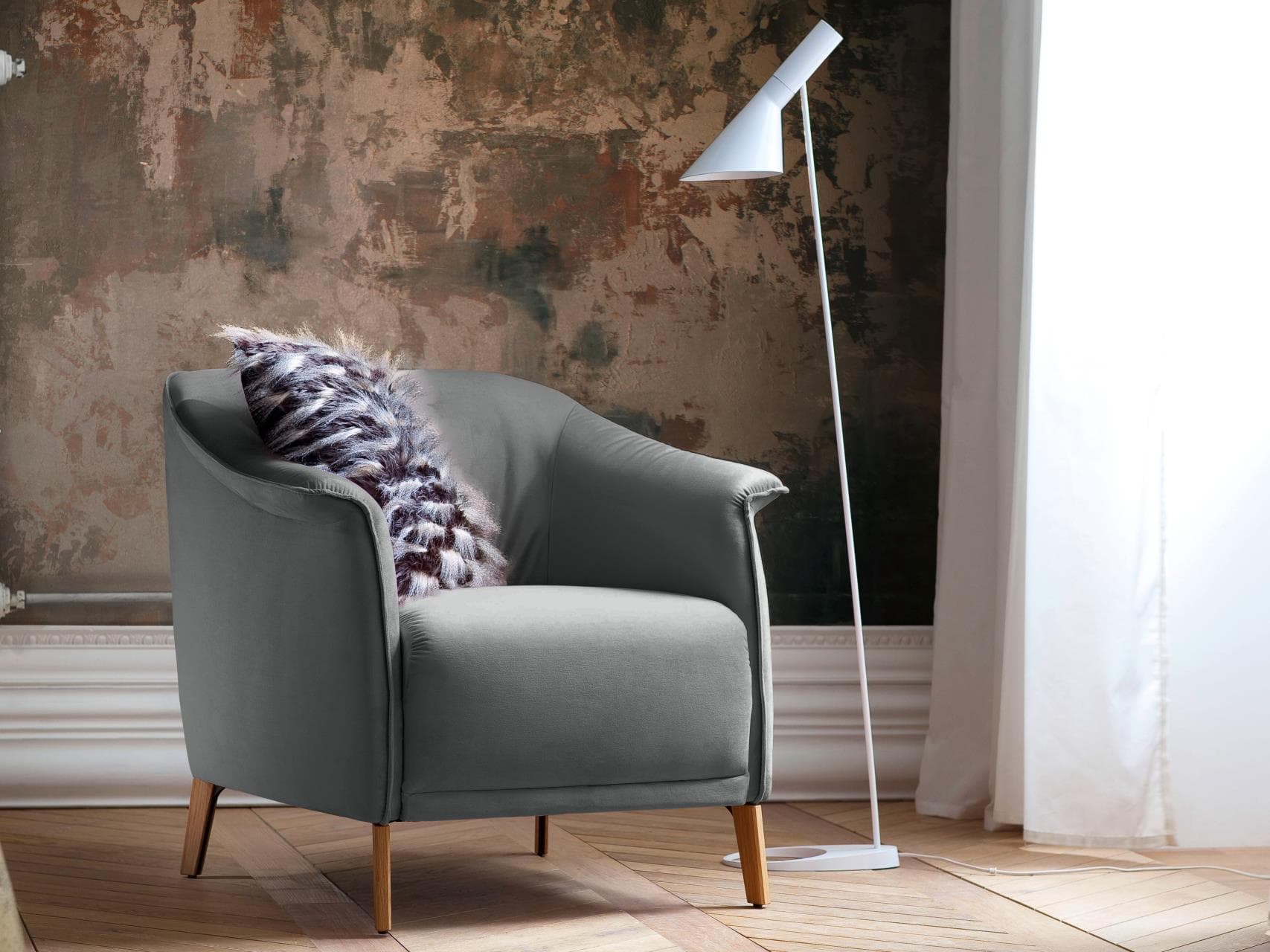 Polstersessel Corzano II | Grau