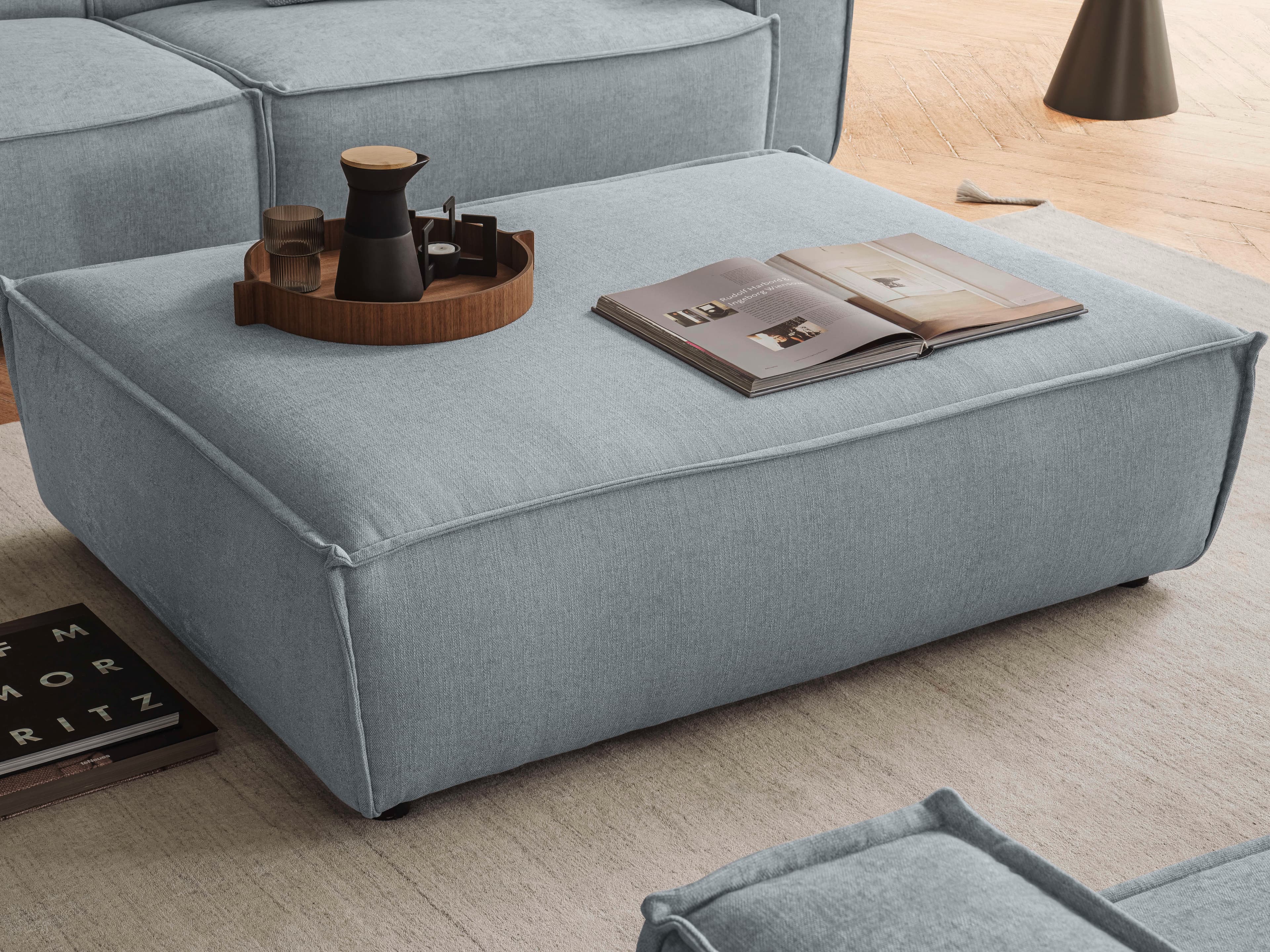 Polsterhocker Croviana VIII | Grau