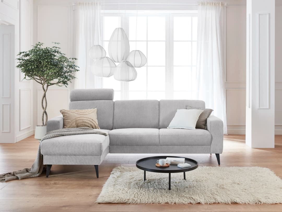 Ecksofa Karlson | Grau