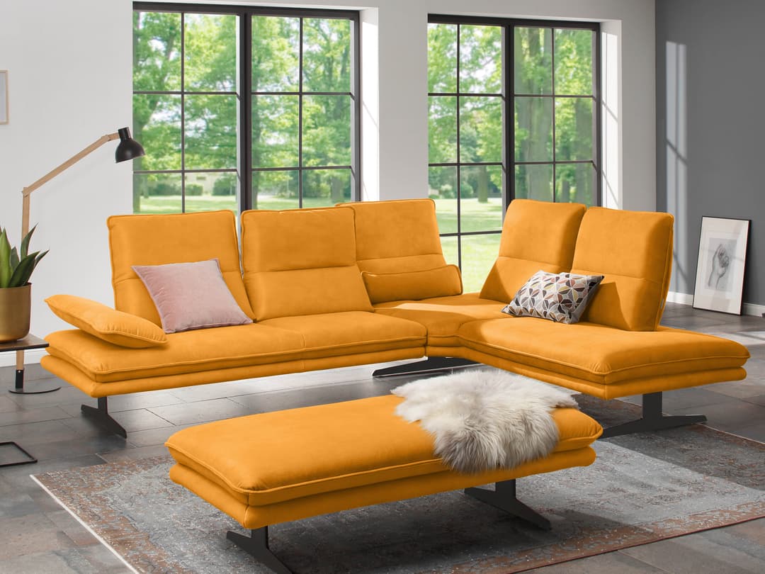 W.Schillig Ecksofa 16777 broadway IV | Braun