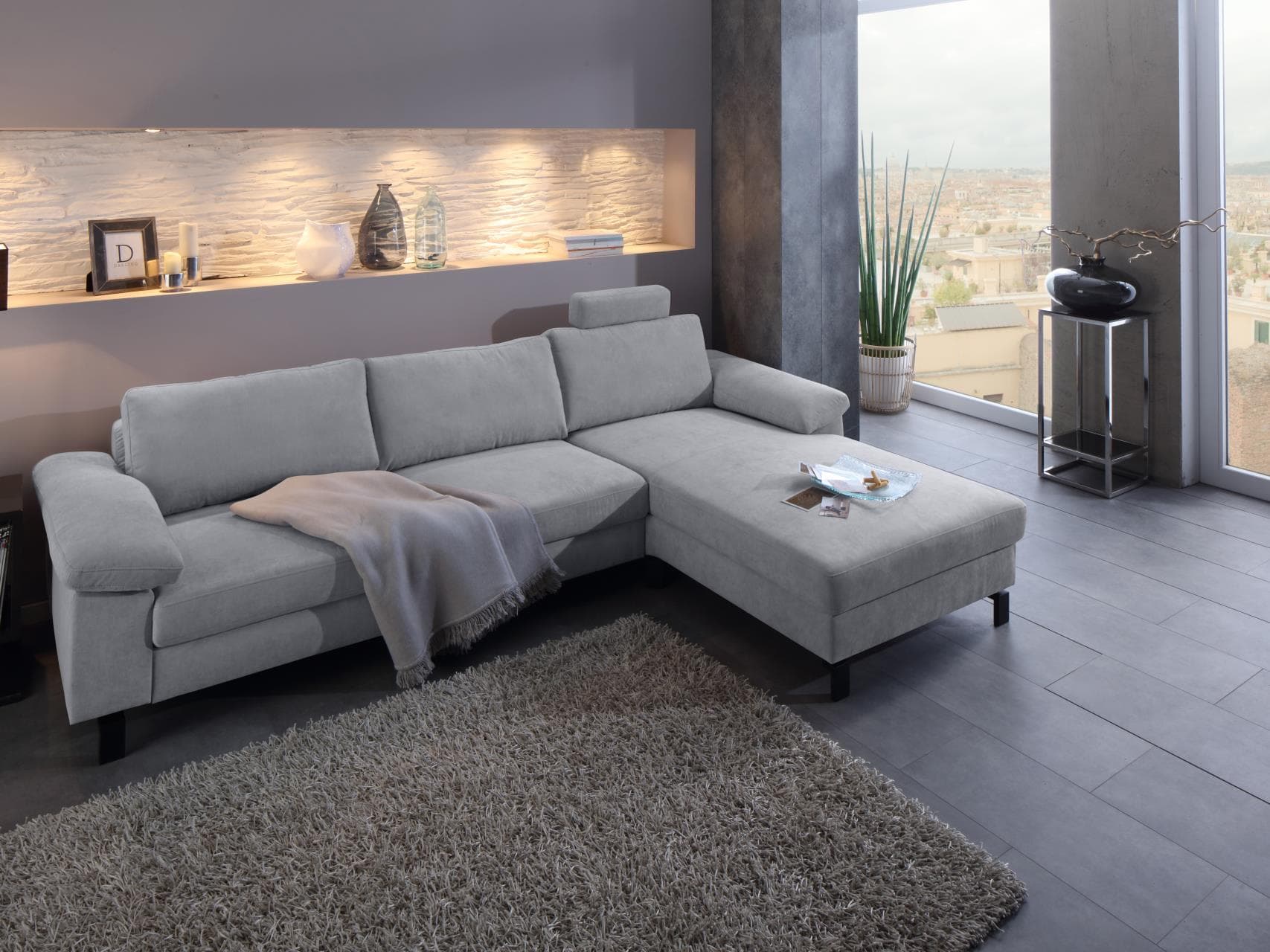 Ecksofa Cabianca IX | Grau