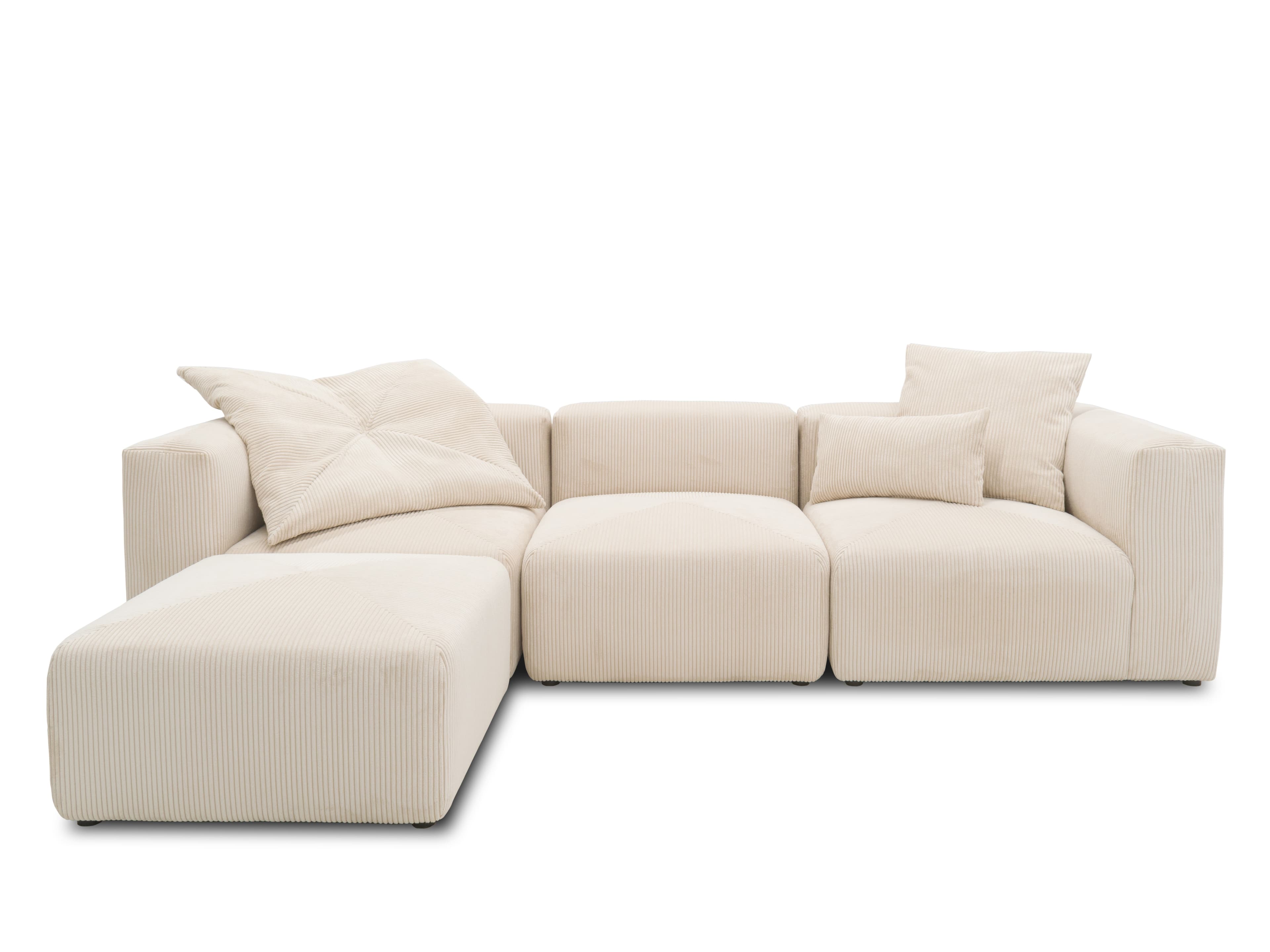Ecksofa Dorna V | Weiß