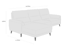 Ecksofa Mogilev | Braun 2