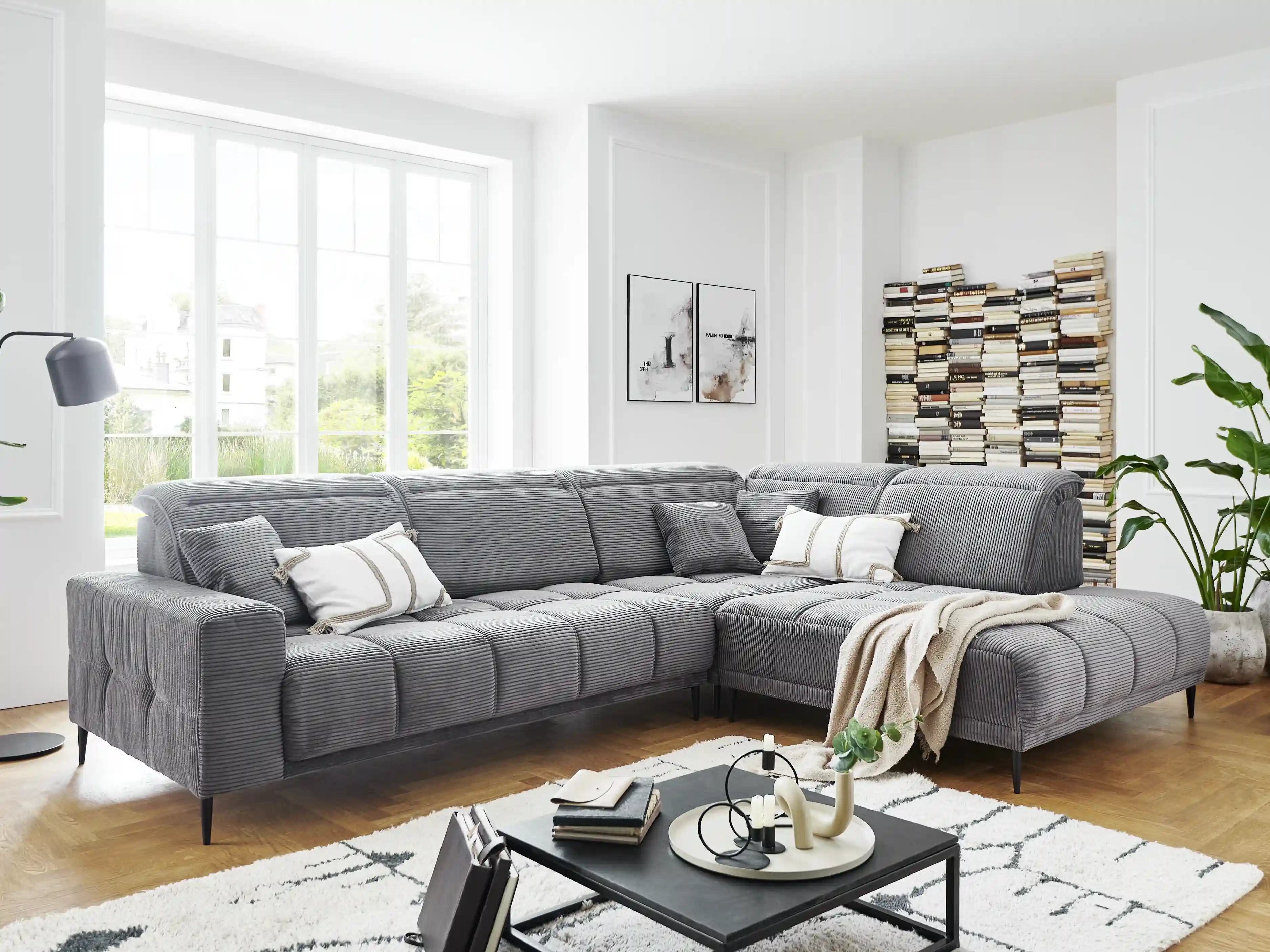 Ecksofa Irun IV | Grau