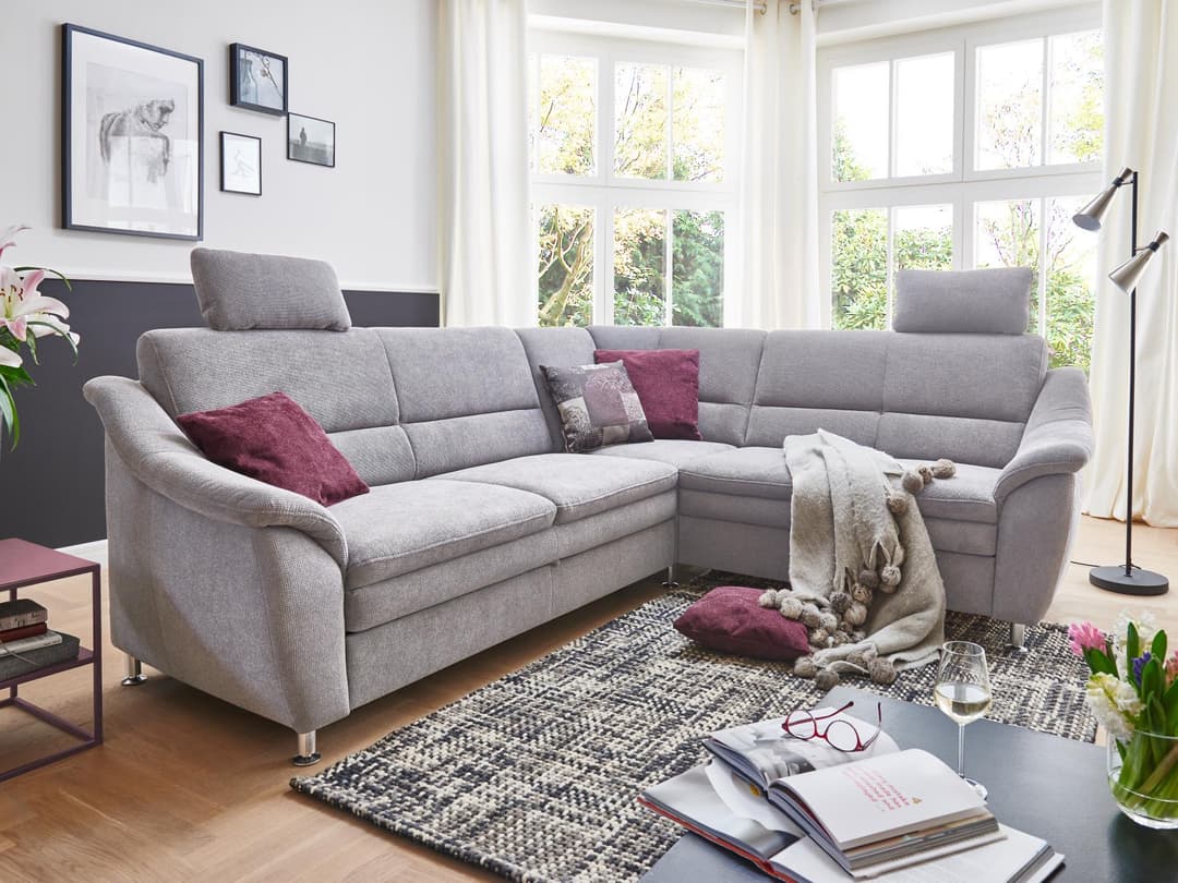 Ecksofa Sanzeno | Grau