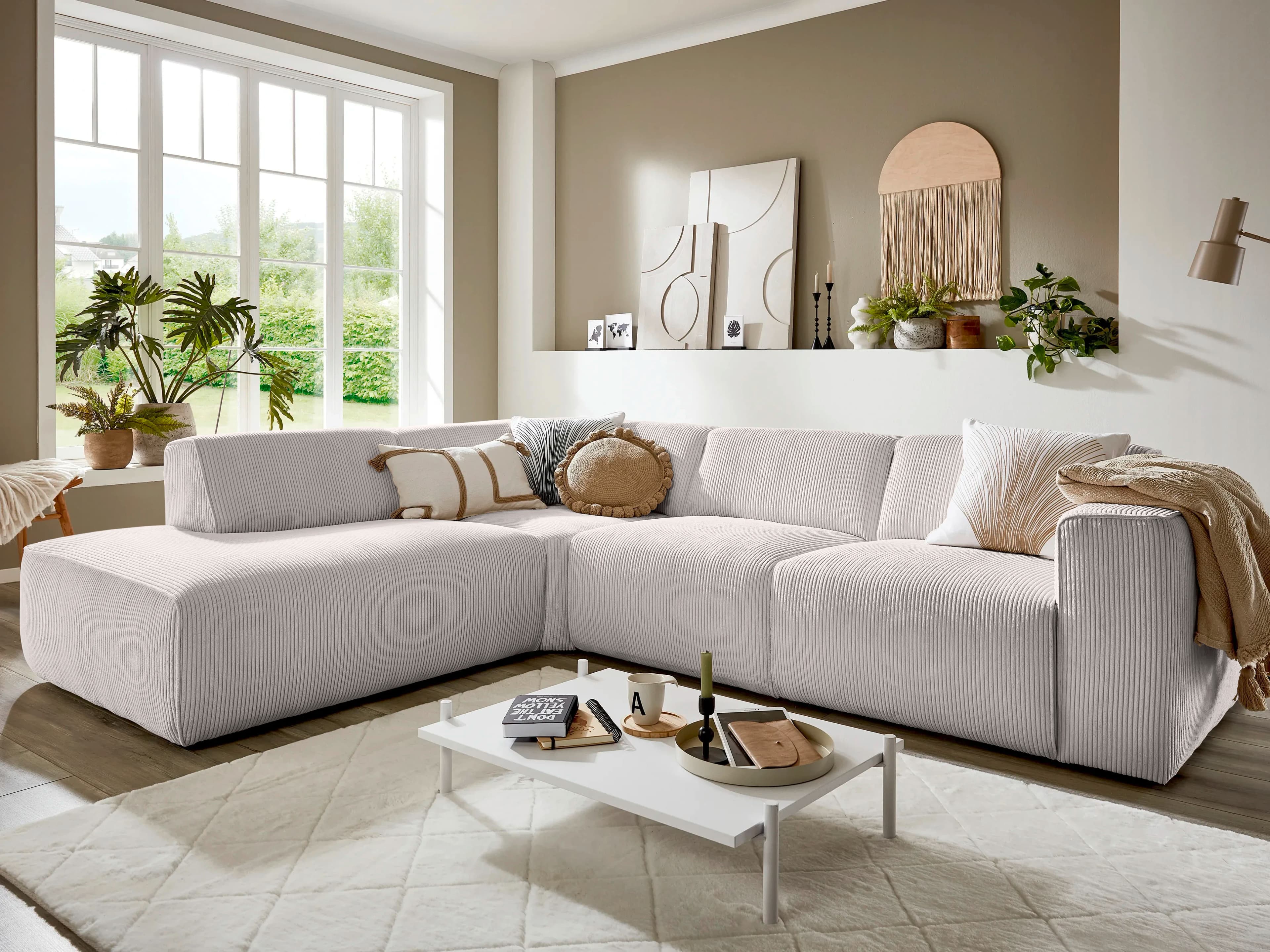 Ecksofa Kaja VI | Weiß