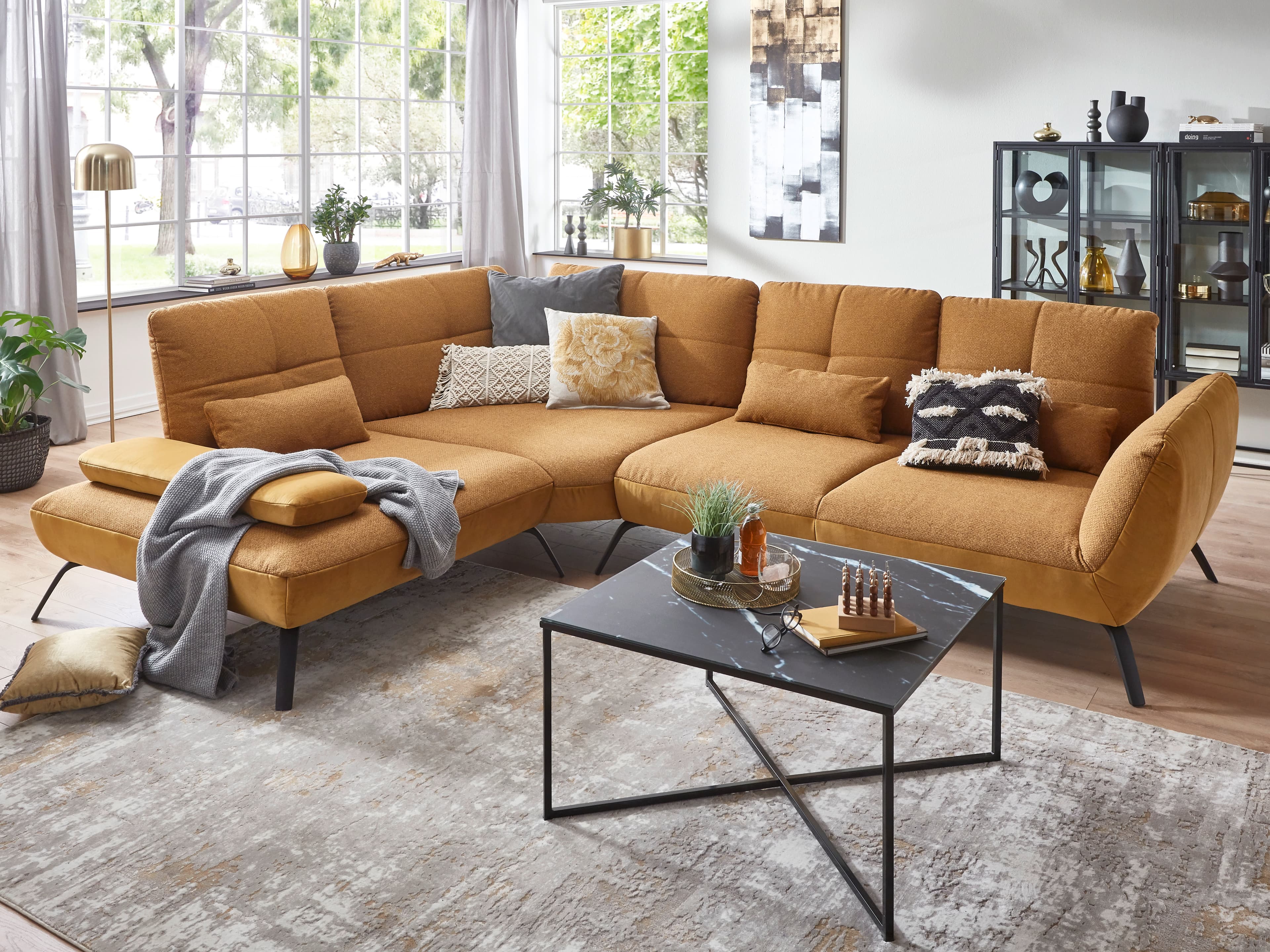 Ecksofa Paola II | Gelb