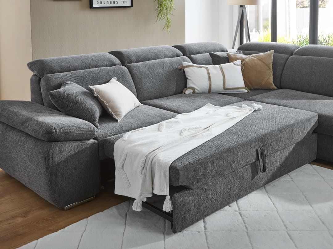 Ecksofa Mason III | Grau