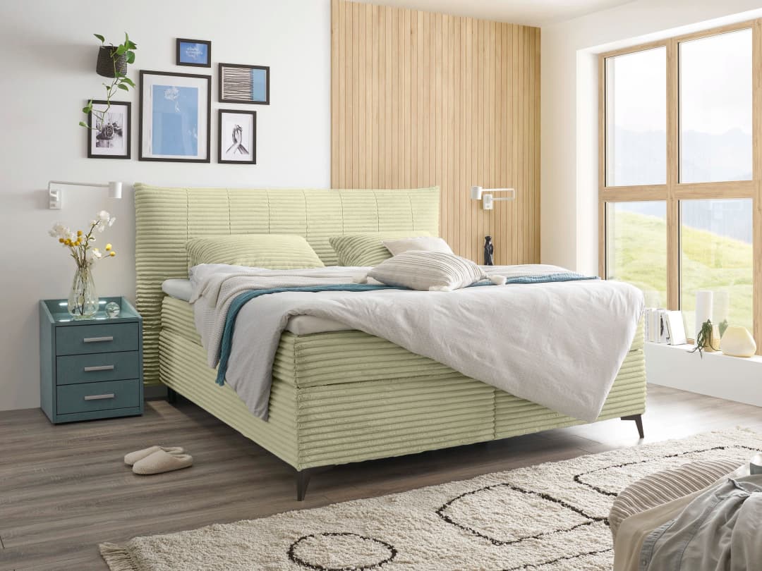 Boxspringbett Barghis | Grau