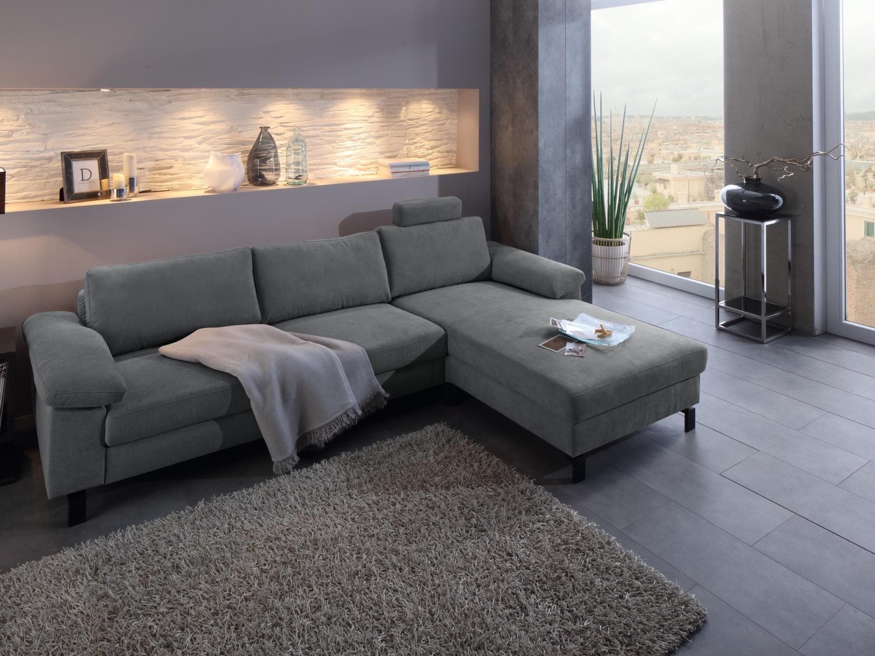 Ecksofa Cabianca IX | Grau