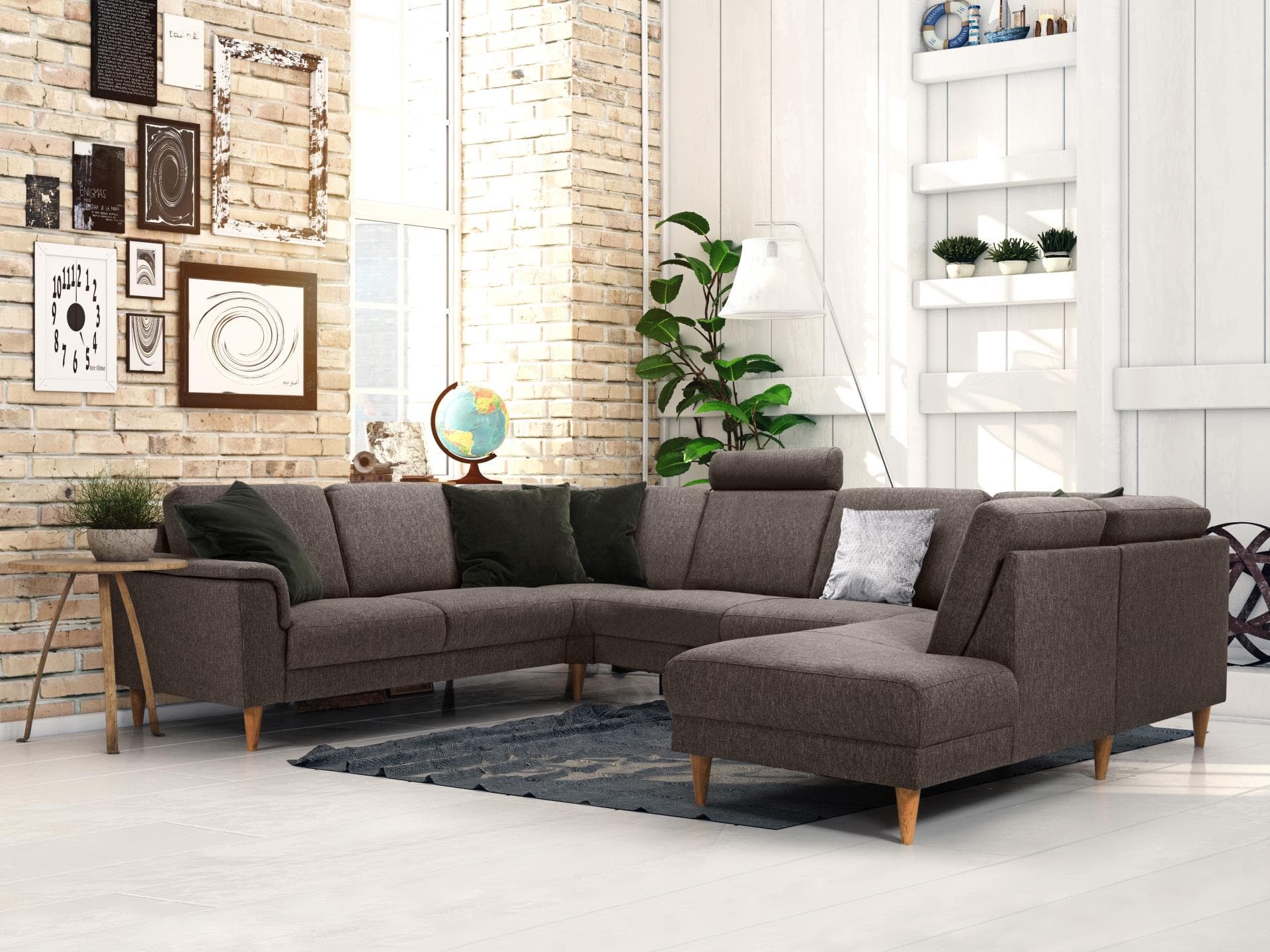 Wohnlandschaft Kalesso II | Braun