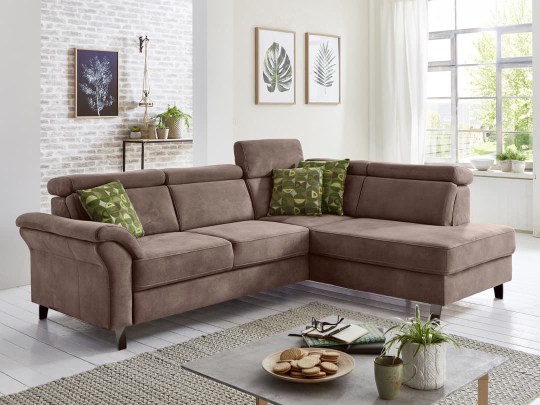 Ecksofa Scandicci V | Braun