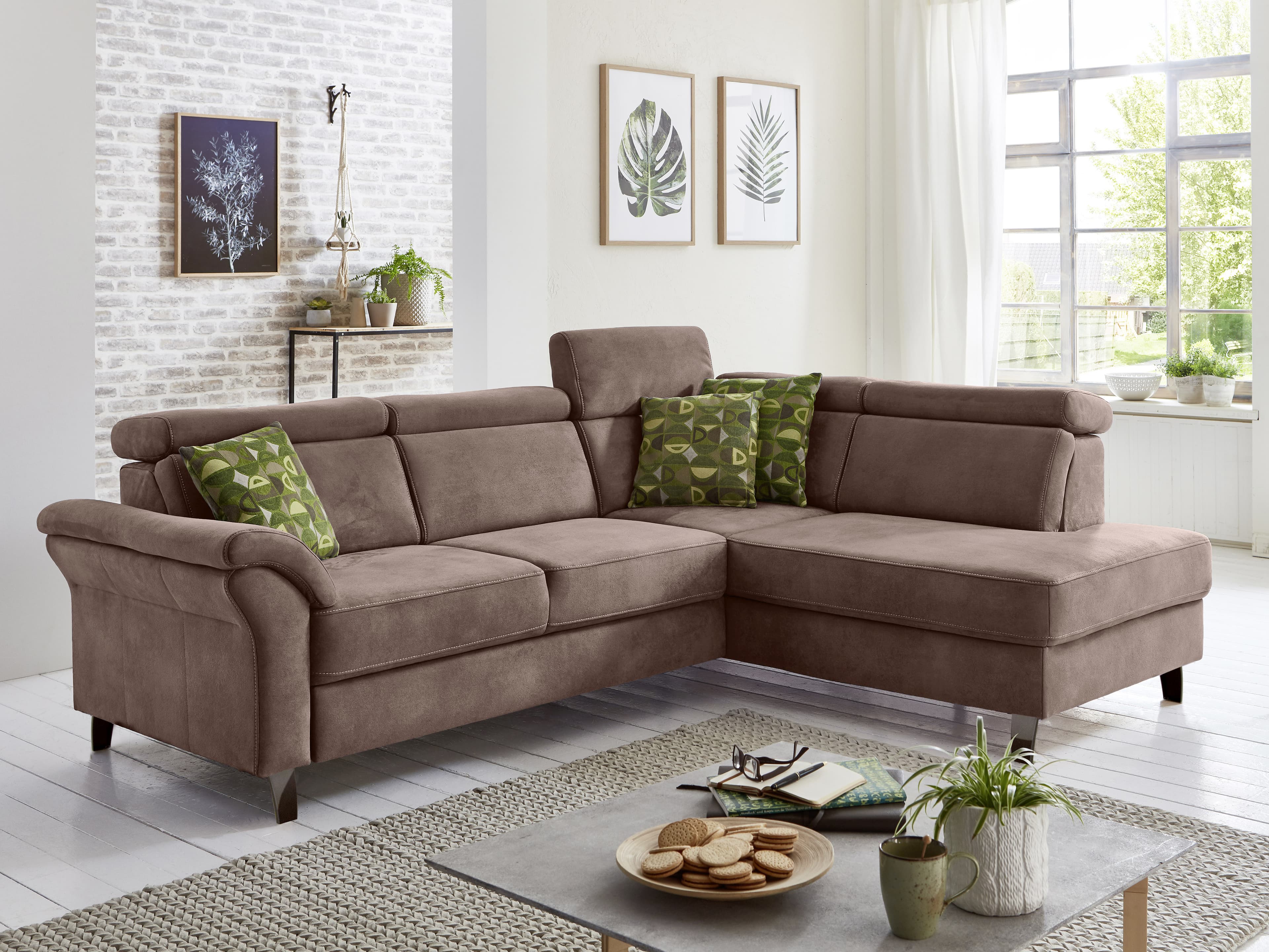 Ecksofa Scandicci V | Braun