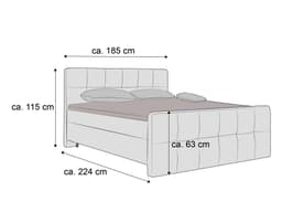Boxbett Basbek | Grau
