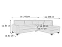 Ecksofa Daphne | Beige 3