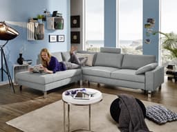 Ecksofa Cabianca | Grau
