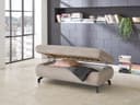Polsterhocker Marella II | Grau 4