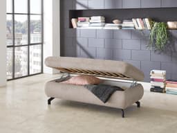 Polsterhocker Marella II | Grau