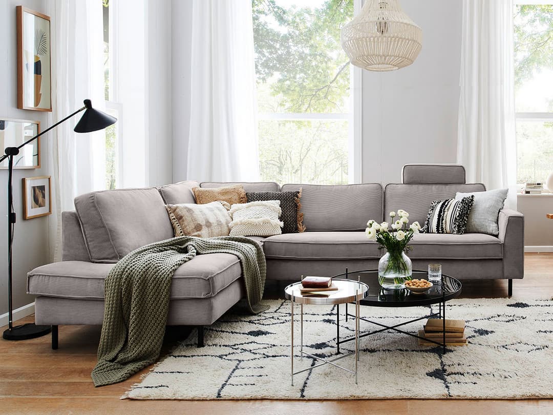 Ecksofa Kaitlynn VIII | Grau