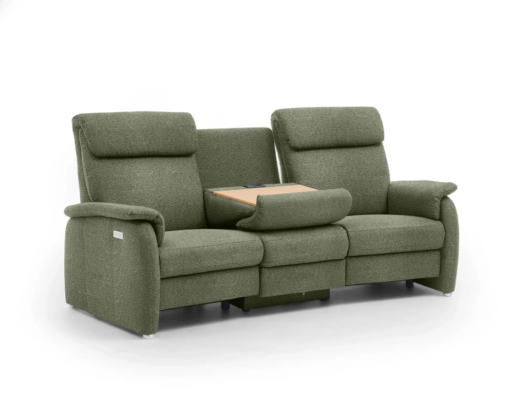 Trapezsofa Calciano VII | Grün