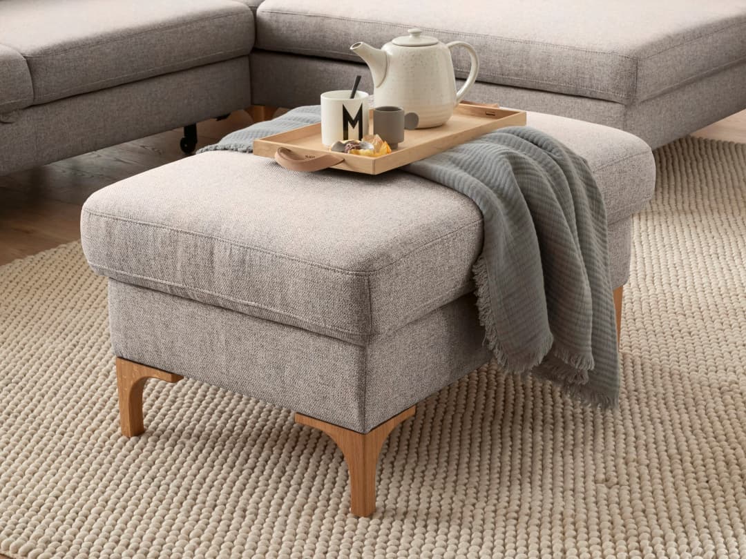 Polsterhocker Cavriana VII | Braun