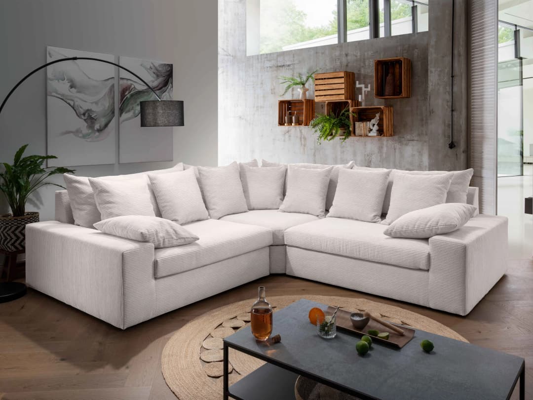 Ecksofa Breno II | Grau