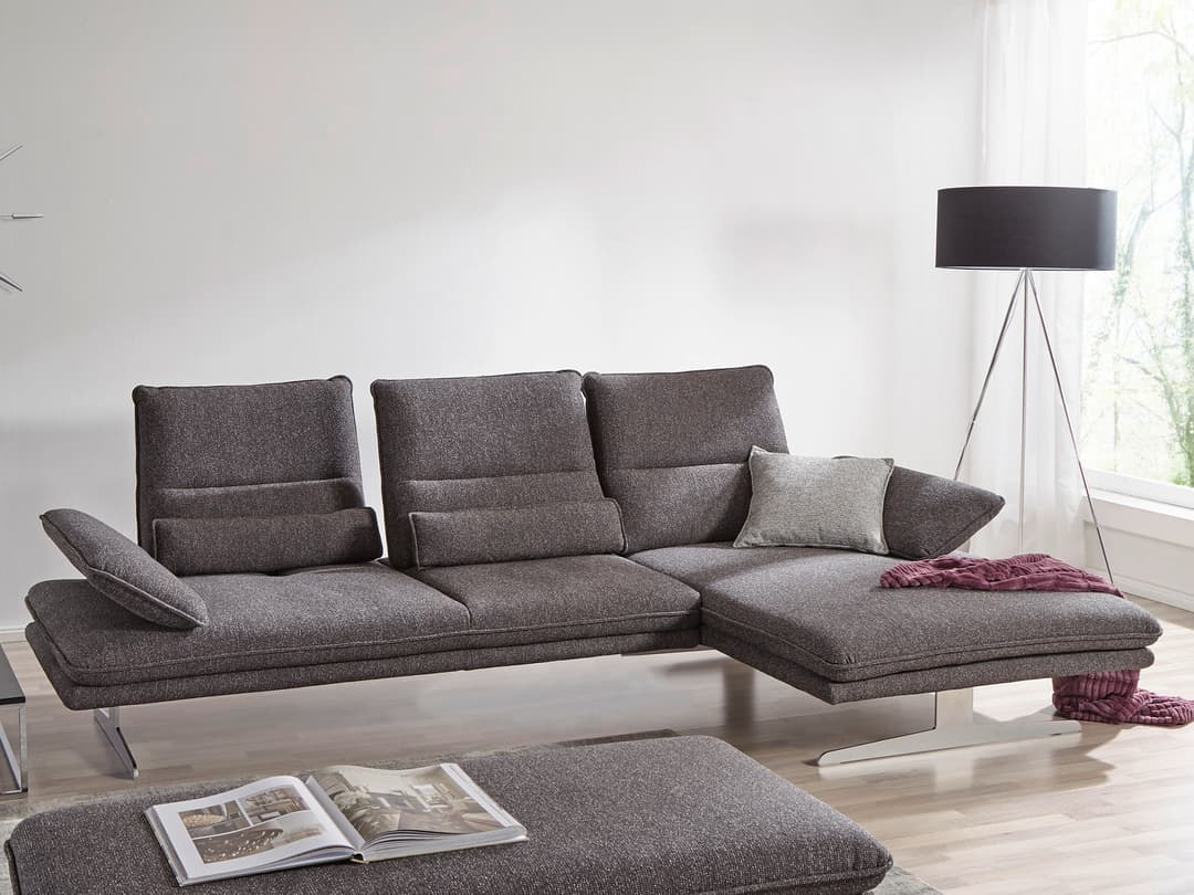 W.Schillig Ecksofa 16777 broadway V | Grau