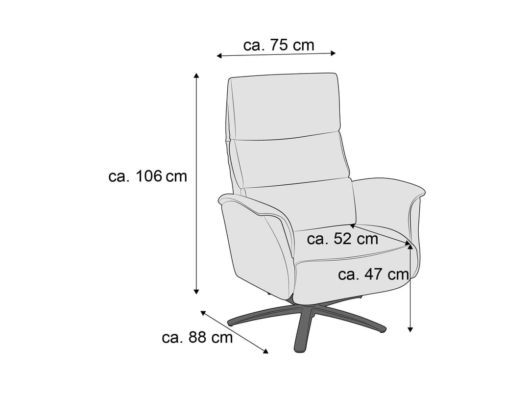 Relaxsessel Kattina II | Braun