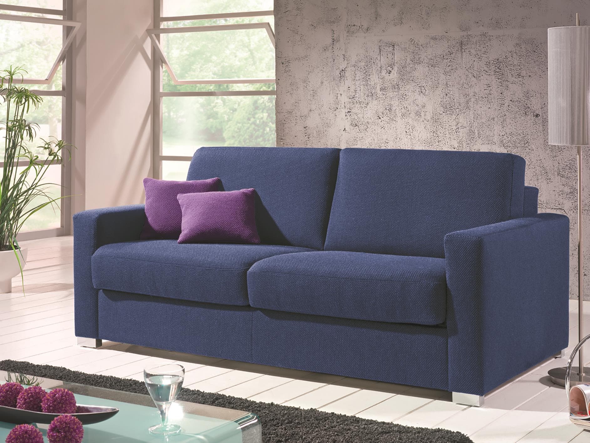 Schlafsofa Rodeano | Blau