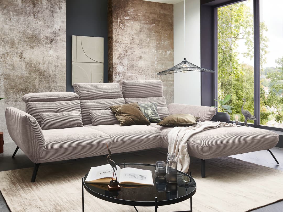 Ecksofa Poppi | Beige