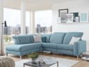 Ecksofa Cabello | Blau